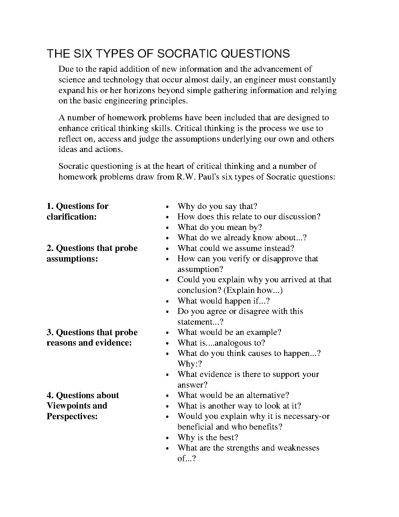 example of socratic questioning cbt