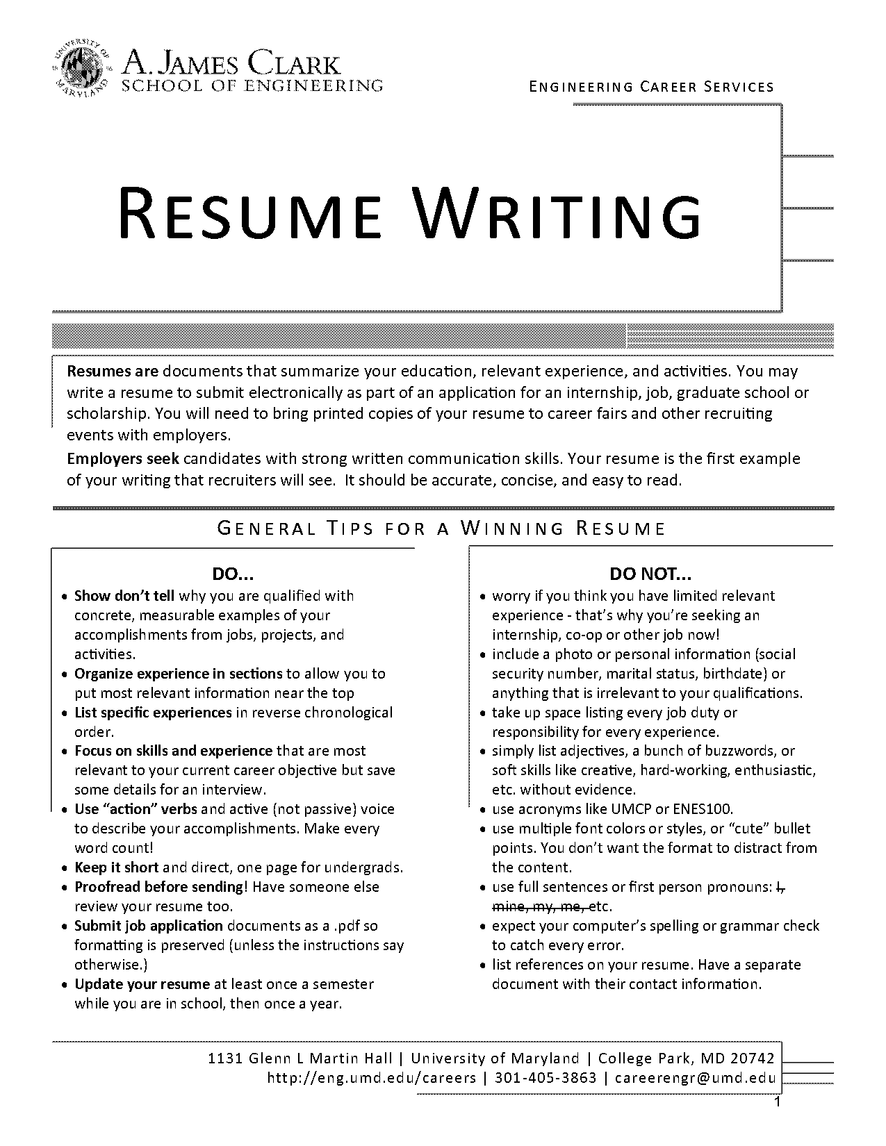 describing experience as sensor operator on resume